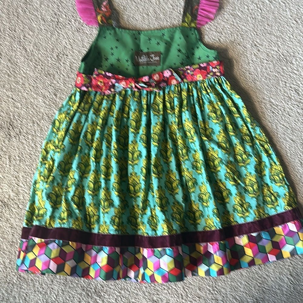 Matilda Jane Paint by Numbers Sledding Apron Dress! - Picture 14 of 16